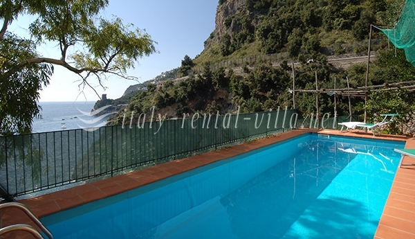 Praiano villas for rent Villa del Fiordo, apartments vacation rentals Praiano: Villa del Fiordo holiday in Amalfi Coast
